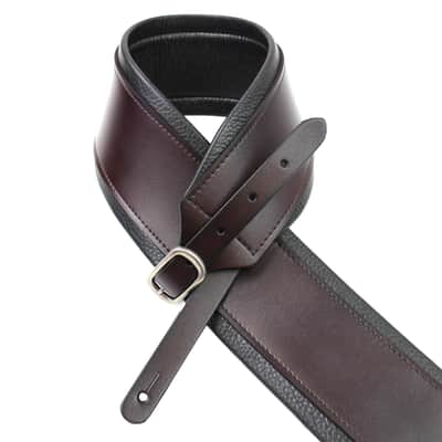 Walker And Williams FPB-05 Pro Ultra Series Dark Hickory Brown Premium Leather Strap With Buckle image 2