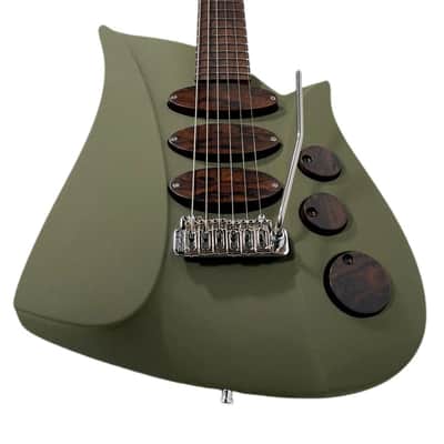 Teuffel Guitars Niwa Custom 2022 Olive / Ziricote (Excellent + Condition) image 4