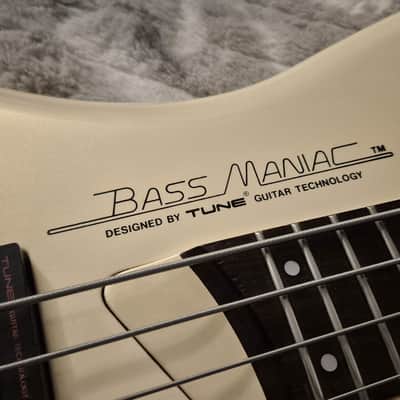 TUNE Bass Maniac TB-02PJ - 1988 - MIJ - Vintage White - 4-String - Active - Made in Japan image 16
