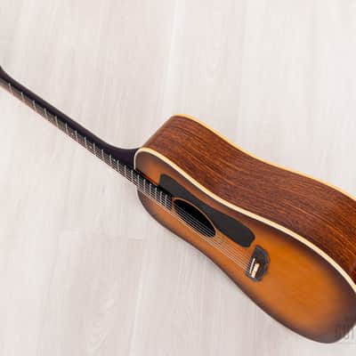 1977 Guild D-50 Bluegrass Special Vintage Dreadnought Acoustic Guitar Sunburst w/ Case, USA Westerly image 14