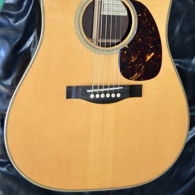 Santa Cruz 1990 D-28H 100 Yr. old Brazilian Rosewood German Spruce Master Grade Herringbone Binding image 1