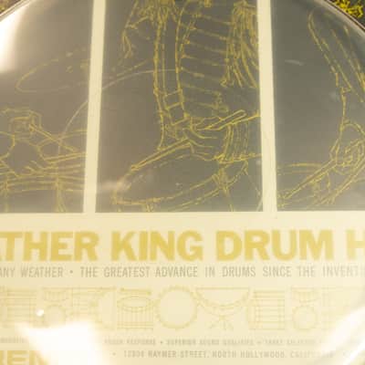 New Old Stock Remo Weatherking 15" CS Batter Clear Drum Head image 2