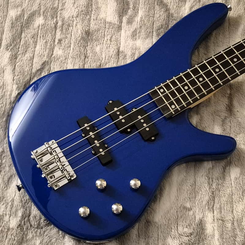 Glarry GIB-4 - 4-String Bass - Set-up - 2025 - Reverse PJ Pickups - Glossy Blue image 1