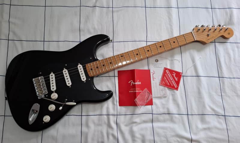 Fender Vintera II Limited Edition 50s Stratocaster Roasted Maple Fingerboard 2024 - Black image 1
