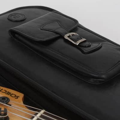 Harvest Fine Leather Black Buffalo Nappa Electric Bass Guitar Gig Bag image 11