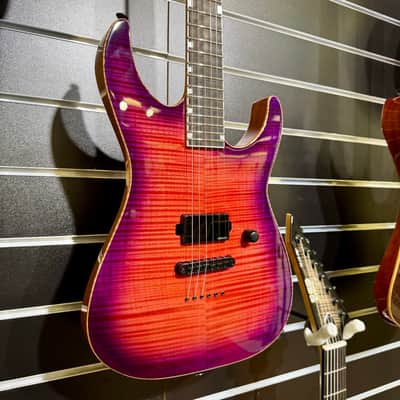 ESP USA Custom Shop M I NTB FM Cranberry Sunburst, Fluence image 8