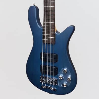 Warwick Rockbass Streamer Standard 5 String Electric Bass Guitar - Ocean Blue image 3