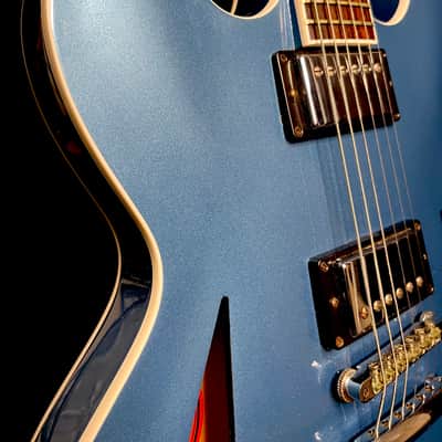 Gibson Dg 335 custom 2014 - Pelham blue image 10