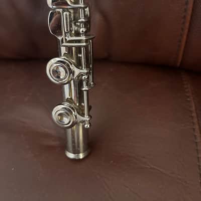 Olds Ambassador A-75 Flute (silver plated) SN 174032 (new head cork) image 12