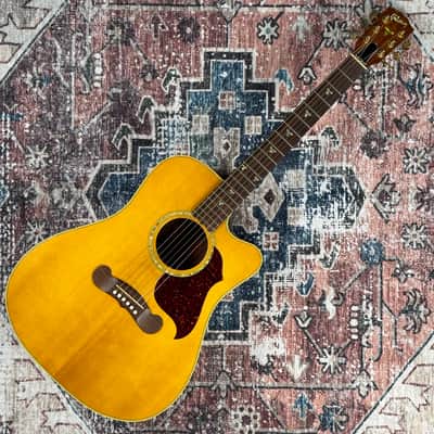 1998 Gibson CL35 Deluxe Vintage Natural Made In USA Acoustic Electric Guitar W/ Original Hardshell Case! image 3