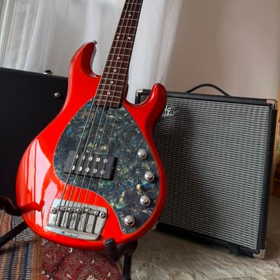 Ernie Ball Music Man StingRay 5 2004, Lava Pearl, Full Restoration, Nordstrand Pickup, Pro Set Up! image 11