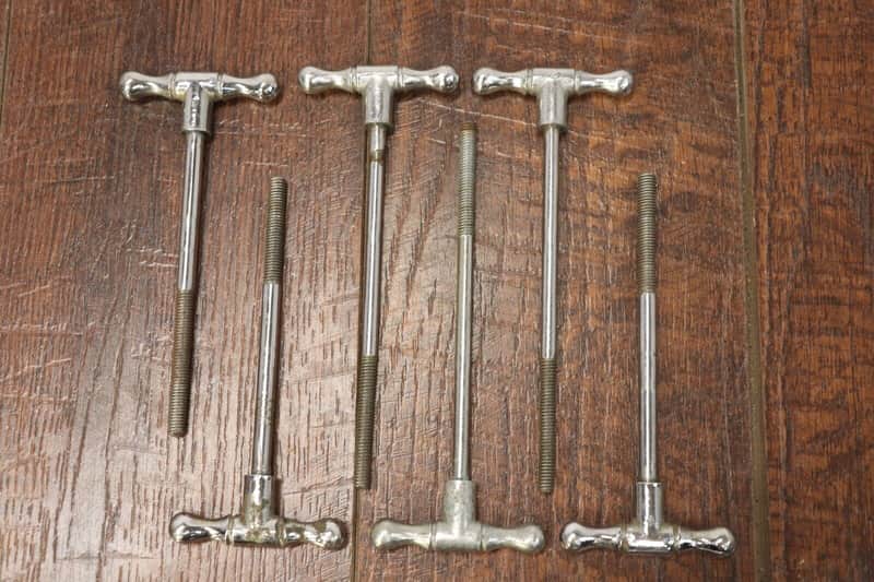 Pearl 5" Bass Drum T Rods 6pk Vintage 1970's MIJ image 1
