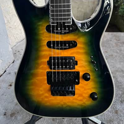 Jackson Professional Plus Series Soloist SLA3Q 2025 - Amber Blue Burst image 1