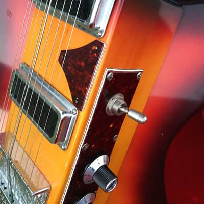 Melobar Mel o bar 10 String 1970 Sunburst Mint image 8