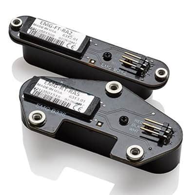 EMG T52 Retro Active Tele pickup system - pickups & control plate image 3
