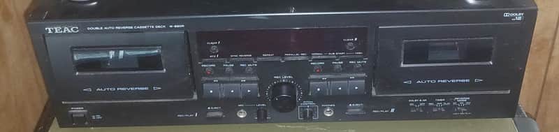 Teac RW890R dual cassette deck/recorder image 1