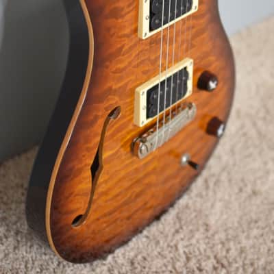 PRS SE Custom 22 - Quilt Top - Semi-Hollow - Sunburst - w/ PRS Gig bag image 6