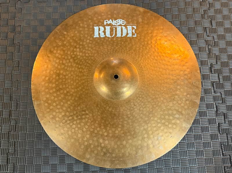 Paiste 20" RUDE Ride/Crash Cymbal 1999 - Present - Raw image 1