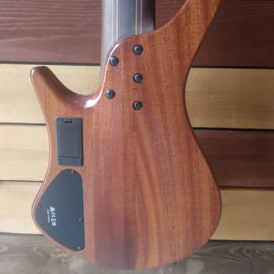 Ibanez - EHB1506MS | Workshop Series Headless Six String Bass / Antique Brown Stained Low Gloss image 7