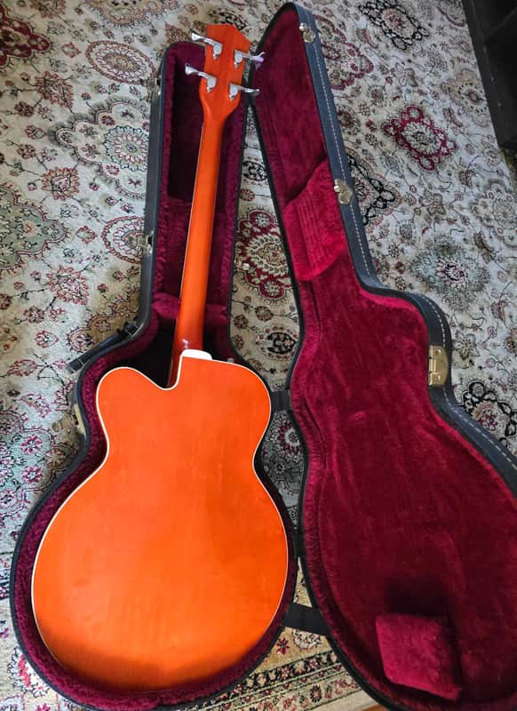 GRETSCH 廃盤 G6119B セミアコースティックエレキベース オレンジ GRETSCH 廃盤 G6119B セミアコースティックエレキベース オレンジ
