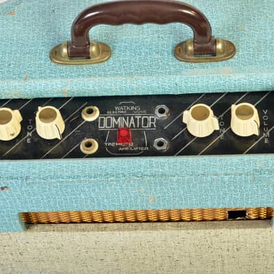 Vintage Watkins Dominator Combo Amp w/ Tremolo – Celestion Speakers – Serviced – Classic British Tone (1957-62) image 9