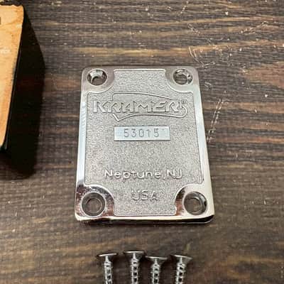 80s KRAMER LK-1B Body Black 1H w/Plate and Genuine Bridge Made in Japan image 2