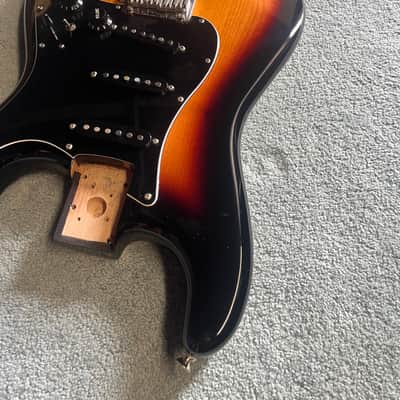 Fender stratocaster body fully loaded sunburst strat - Made in Mexico image 6