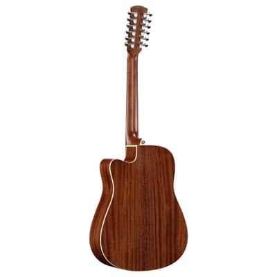 Alvarez AD60ce12 String Artist Dreadnought Guitar Acoustic Electric 12String Cut A Way Natural Finish w BLK Pick Guard image 5