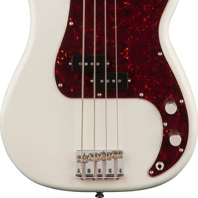 Squier Classic Vibe '60s Precision Bass 4-String Bass Guitar, Laurel Fingerboard, Olympic White image 1