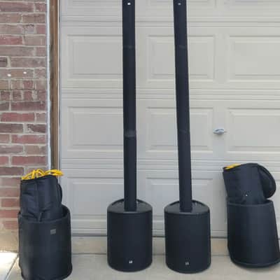 A pair of LD Systems MAUI5 800w All-in-One PA System with Bluetooth 2020s - Black w/ Bags and Covers image 8