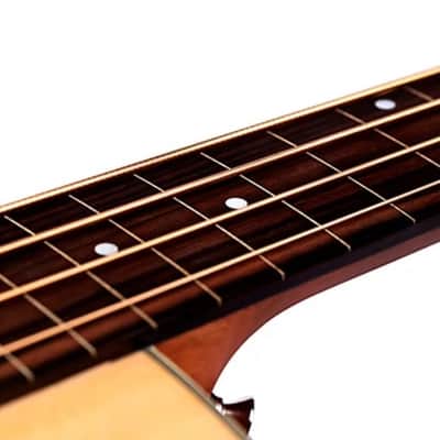 Guild B-240E Fretless Acoustic-Electric Bass Guitar – Natural image 4