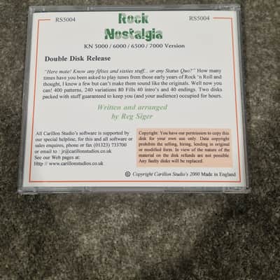 Technics Rock Nostalgia For Kn5000-7000 Sound Module - Vintage Sound Expansion - Excellent image 3