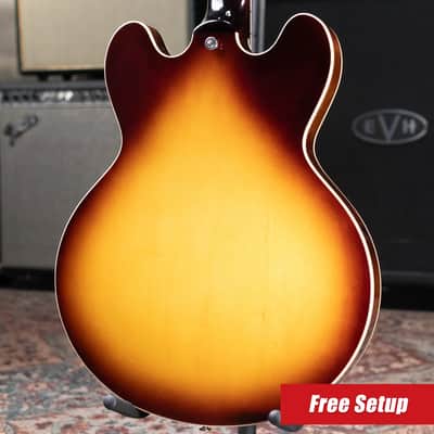 Gibson ES-335 50s Electric Guitar - Vintage Tobacco Burst with Hardshell Case image 2