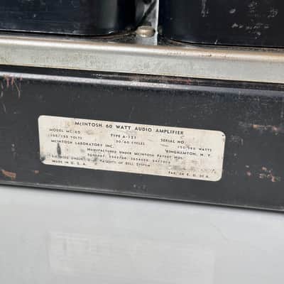 McIntosh MC60 Monoblock Tube Power Amplifier (Pair) image 16