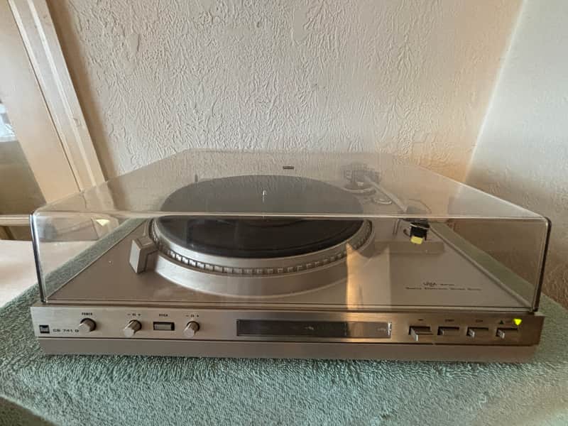 Vintage Dual CS 741Q Fully Automatic Direct Drive Turntable-Working Condition - Silver