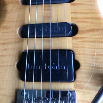 Vintage 1980's Pedulla MVP Electric Guitar & OHSC Bartolini HSS PUPs Kahler PAF Bridge Super Rare image 3