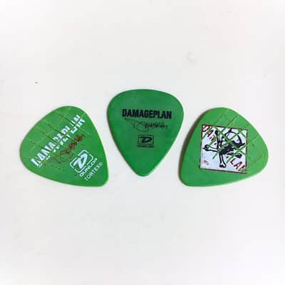 ULTRA RARE: Dimebag Darrell Stage-Used Picks - Damageplan 12/1/04 (Final Tour) image 2