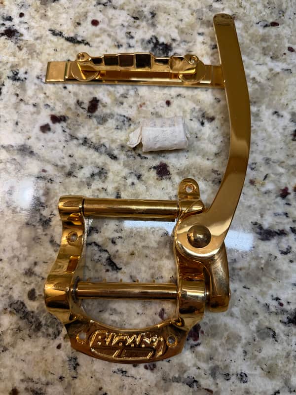 Bigsby B5 Vibrato Tailpiece & Bridge 2000s - Gold image 1