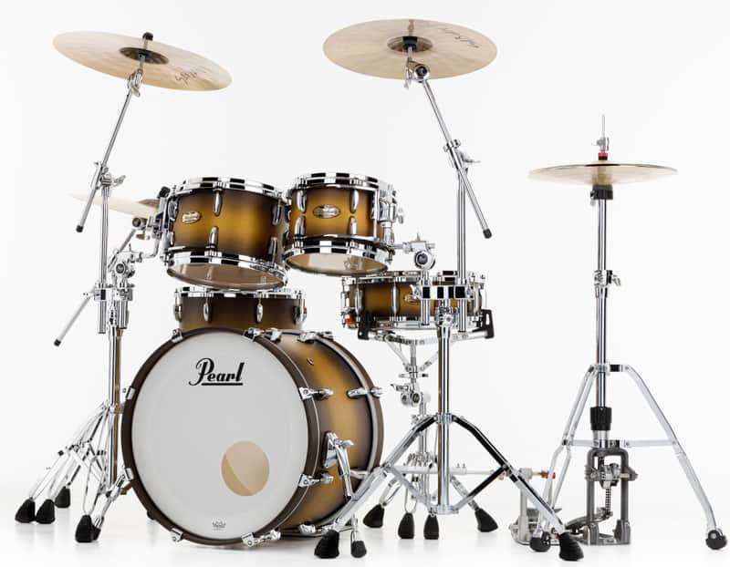 Pearl Masters Maple Pure MP4P904XP-L Olive Burst image 1