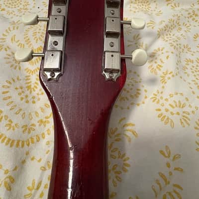 Silvertone 1410 wishbone 1963 - Red stain image 5