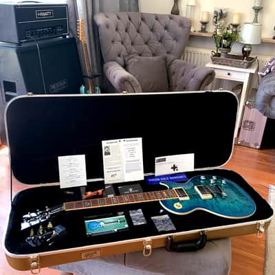 WOW! Rare Book Matched 2015 Gibson Les Paul Standard Premium Quilt Ocean Water Candy AAA Hand Selected Abalone Inlays VIDEO! image 22