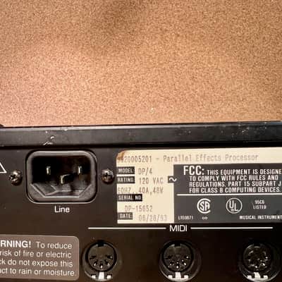 Ensoniq DP/4 Parallel Effects Processor 1990s – All voltages availables ! – Serviced – Warranty image 15