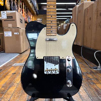 Fender Custom Shop Limited 1953 Telecaster Relic Aged Black w/Tweed Case image 1