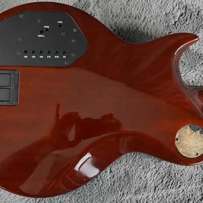 Aria Custom Shop PE-MID-I MIJ Flame Top MIDI Guitar w/ Original Case & Paperwork image 12