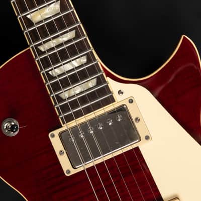 2018 FGN Neo Classic LS30 Sagmeister Special - Wine Red | Japan Les Paul “AAA” Flame Top Seymour Duncan Pickups Long Neck Tenon | Case Bild 17