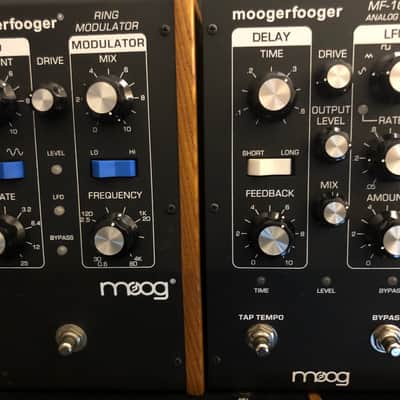 Moog Mooger Fooger 102 Ring Mod, 104m Delay, and 108m Chorus w/ rack image 2