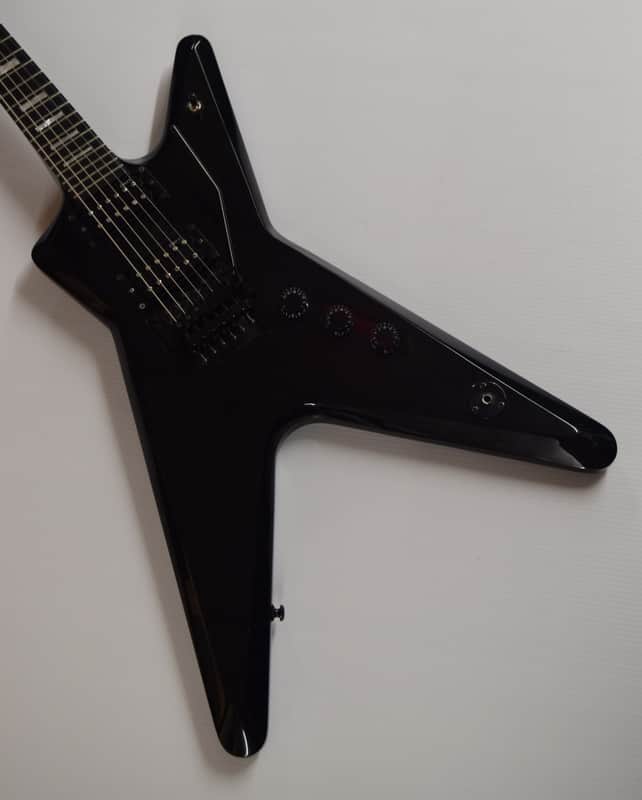 Autographed Dean ML MOD F CBK Electric Guitar Classic Black