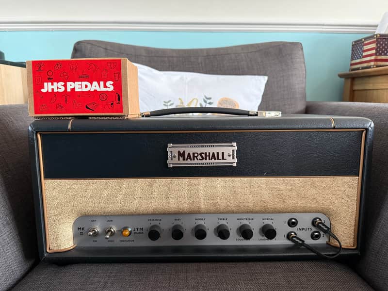 Marshall Studio JTM ST20H "MK II" 20-Watt Guitar Amp Head 2023 - Present - Black image 1
