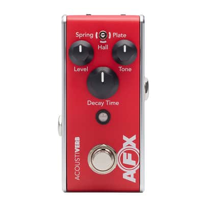 Fishman AFX AcoustiVerb Mini Reverb Pedal + Gator Patch Cable 3 Pack image 2