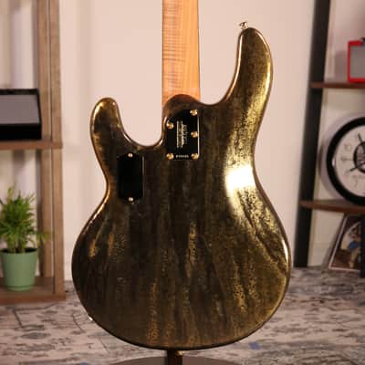 MusicMan StingRay 50th Anniversary - Ebony Fingerboard, Molten Gold image 11